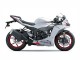 Kawasaki ZX6R Motorrad Verkleidung 2023-2025 - Perl Weiss Schwarz Rot