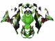 Kawasaki ZX6R Motorrad Verkleidung 2023-2025 - Grun Schwarz Rot Gelb Dunlop