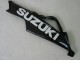 Suzuki GSXR 600 / GSXR 750 Motorrad Verkleidung 2006-2007 - Weiss Rot Glanzendes Schwarz