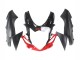 Suzuki GSXR 600 / GSXR 750 Motorrad Verkleidung 2011-2024 - Schwarz Grau Rot Linie