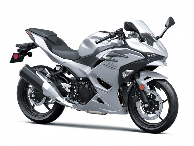 Kawasaki Ninja 500 EX500R Motorrad Verkleidung 2024-2025 - Metallisch Silber Ninja