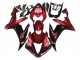 Yamaha YZF 1000 R1 Motorrad Verkleidung 2004-2006 - Rot Glanzendes Schwarz