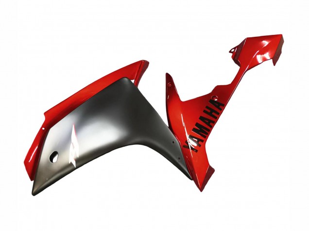 Yamaha YZF 1000 R1 Motorrad Verkleidung 2007-2008 - Rot Matt Schwarz