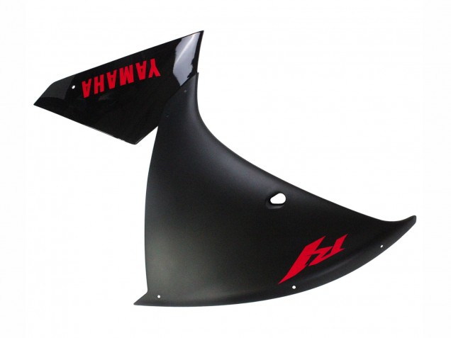 Yamaha YZF 1000 R1 Motorrad Verkleidung 2009-2011 - Matt Schwarz Rot Aufkleber