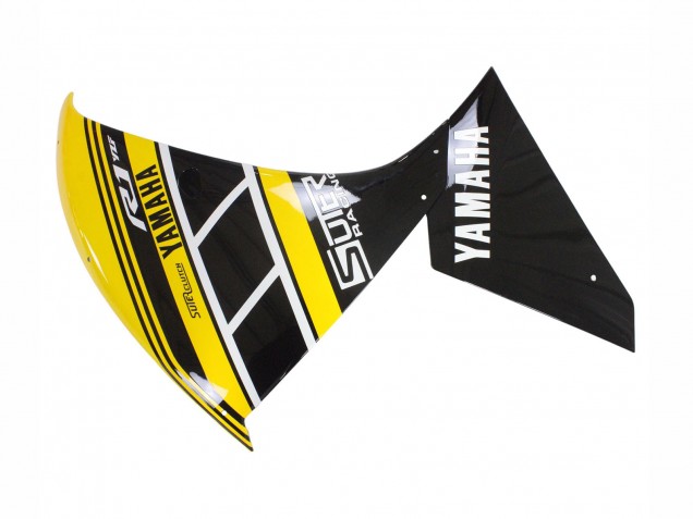 Yamaha YZF 1000 R1 Motorrad Verkleidung 2012-2014 - Gelb Weiss Schwarz