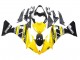 Yamaha YZF 1000 R1 Motorrad Verkleidung 2012-2014 - Gelb Weiss Schwarz