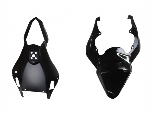 Yamaha YZF 600 R6 Motorrad Verkleidung 2006-2007 - Glanzendes Schwarz Matt Schwarz