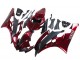 Yamaha YZF 600 R6 Motorrad Verkleidung 2006-2007 - Rot Matt Schwarz
