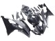Yamaha YZF 600 R6 Motorrad Verkleidung 2008-2016 - Grau Schwarz Carbonfaser Stil