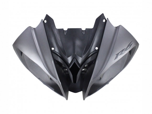 Yamaha YZF 600 R6 Motorrad Verkleidung 2008-2016 - Grau Schwarz Carbonfaser Stil