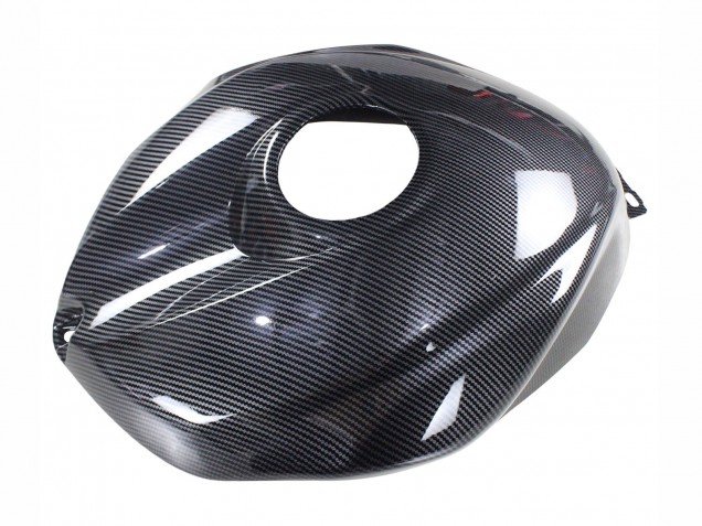 Yamaha YZF 600 R6 Motorrad Verkleidung 2008-2016 - Grau Schwarz Carbonfaser Stil