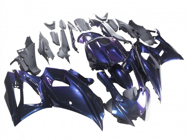 Yamaha YZF R7 Motorrad Verkleidung 2021-2024 - Gradient Blau Lila