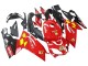 Aprilia RS125 Motorrad Verkleidung 2006-2011 - Rot Weiss Gelb Schwarz