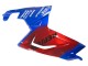 Aprilia RS125 Motorrad Verkleidung 2006-2011 - Blau Rot