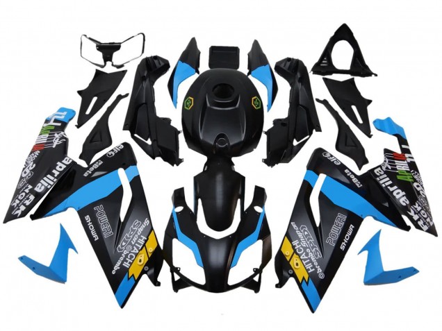 Aprilia RS125 Motorrad Verkleidung 2006-2011 - Schwarz Blau Gelb