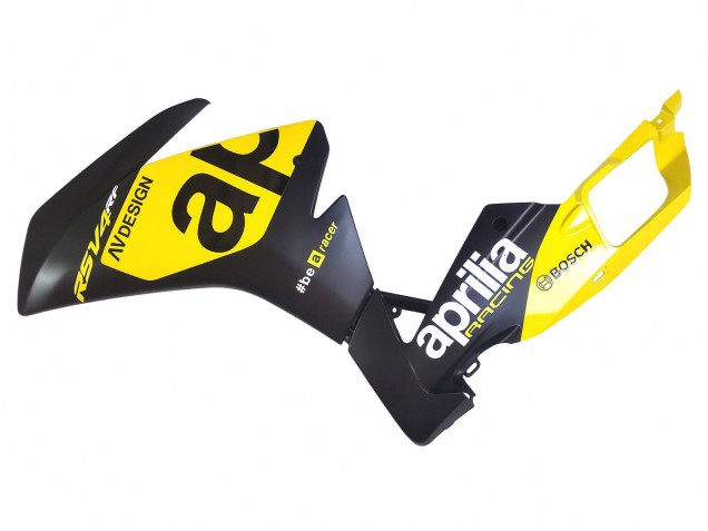 Aprilia RS4 50 125 Motorrad Verkleidung 2012-2018 - Gelb Matt Schwarz
