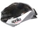 Aprilia RS4 50 125 Motorrad Verkleidung 2012-2018 - Silber Rot Glanzendes Schwarz