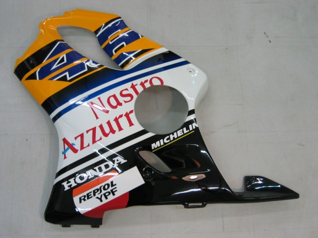 Honda CBR600 F4i Motorrad Verkleidung 2004-2007 - Gelb Blau Weiss Schwarz Nastro Azzurro