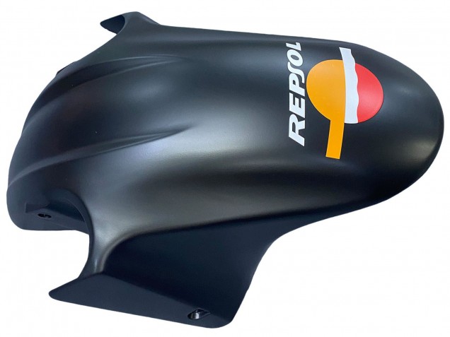 Honda CBR600 F4i Motorrad Verkleidung 2004-2007 - Matt Schwarz Orange Rossi
