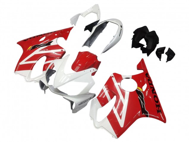 Honda CBR600 F4i Motorrad Verkleidung 2004-2007 - Weiss Rot