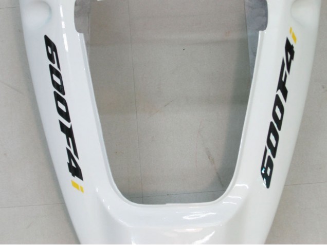 Honda CBR600 F4i Motorrad Verkleidung 2004-2007 - Weiss Glanzendes Schwarz