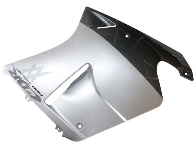 Honda CBR1100XX Blackbird Motorrad Verkleidung 1996-2007 - Silber Grau