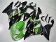 Kawasaki ZX6R Motorrad Verkleidung 2013-2018 - Grun Gelb Glanzendes Schwarz Matt Schwarz
