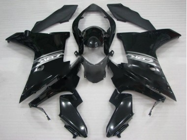 Honda CBR600F Motorrad Verkleidung 2011-2013 - Glanzendes Schwarz