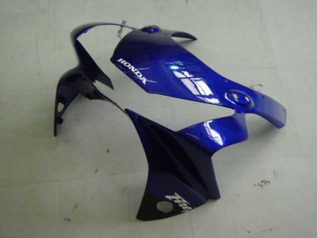 Honda CBR900RR 954 Motorrad Verkleidung Kit 2002-2003 - Blau Glanzendes Schwarz