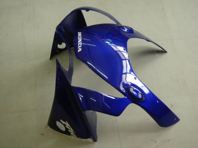 Honda CBR900RR 954 Motorrad Verkleidung Kit 2002-2003 - Blau Glanzendes Schwarz