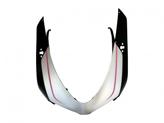 Ducati 848 Motorrad Verkleidung 2007-2014 - Weiss Rosa Glanzendes Schwarz Connie