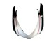 Ducati 848 Motorrad Verkleidung 2007-2014 - Weiss Rosa Glanzendes Schwarz Connie