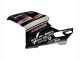 Ducati 848 Motorrad Verkleidung 2007-2014 - Weiss Rosa Glanzendes Schwarz Connie