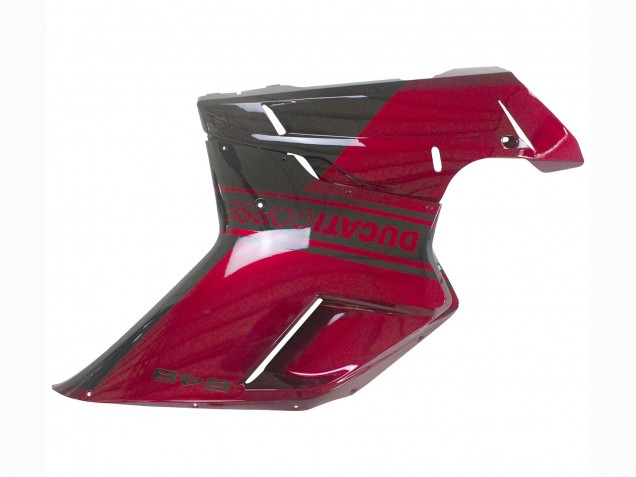 Ducati 848 Motorrad Verkleidung 2007-2014 - Rot Glanzendes Schwarz