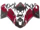 Ducati 848 Motorrad Verkleidung 2007-2014 - Rot Glanzendes Schwarz