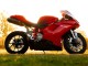 Ducati 848 Motorrad Verkleidung 2007-2014 - Rot Glanzendes Schwarz