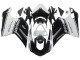 Ducati 848/1098/1198 Motorrad Verkleidung 2007-2014 - Weiss Glanzendes Schwarz Corse