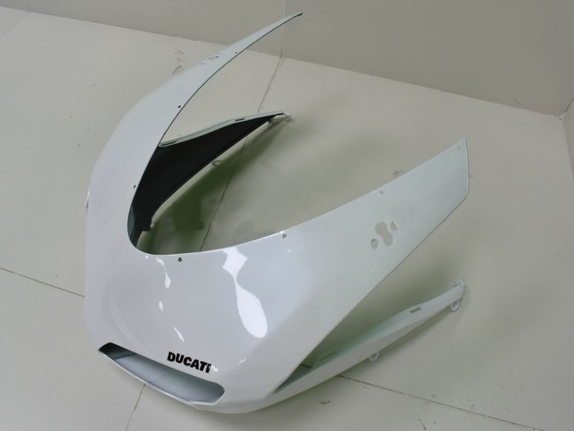 Ducati 848 Motorrad Verkleidung 2007-2014 - Weiss Matt Schwarz