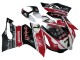 Ducati Panigale 899/1199 Motorrad Verkleidung 2011-2014 - Weiss Rot Glanzendes Schwarz Aruba.it 7