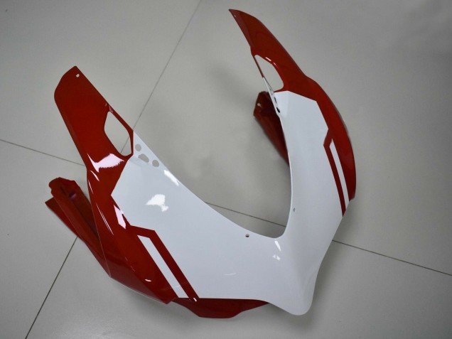 Ducati Panigale 899 Motorrad Verkleidung 2011-2014 - Weiss Rot Dunkel Grun