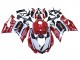 Ducati 959/1299 Motorrad Verkleidung 2015-2020 - Weiss Rot Schwarz Aruba 7