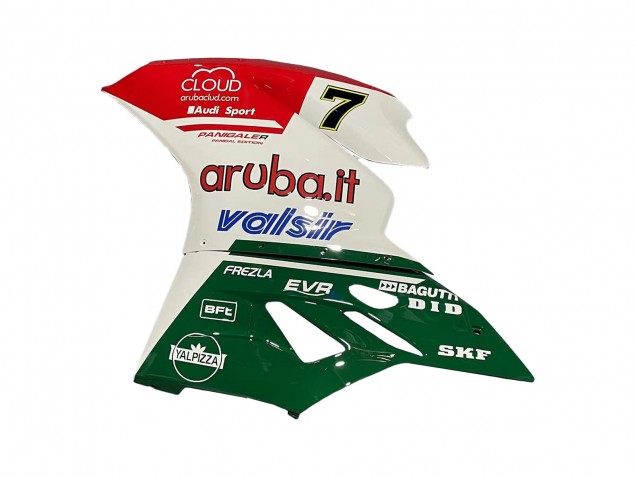 Ducati 959/1299 Motorrad Verkleidung 2015-2020 - Weiss Rot Grun Valsir Fiamm 7