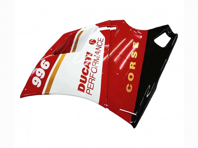 Ducati 996 Motorrad Verkleidung 1993-2005 - Weiss Rot Gold Glanzendes Schwarz Corse Performance