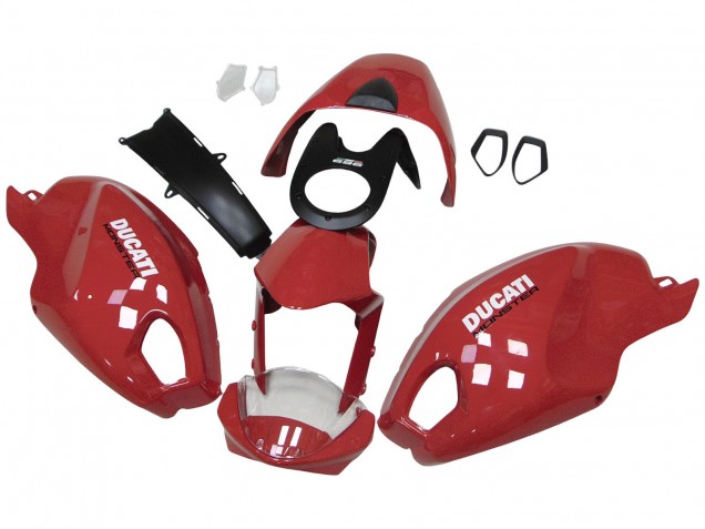 Ducati Monster 696 796 1100 1100S Motorrad Verkleidung 2008-2012 - Rot Weiss
