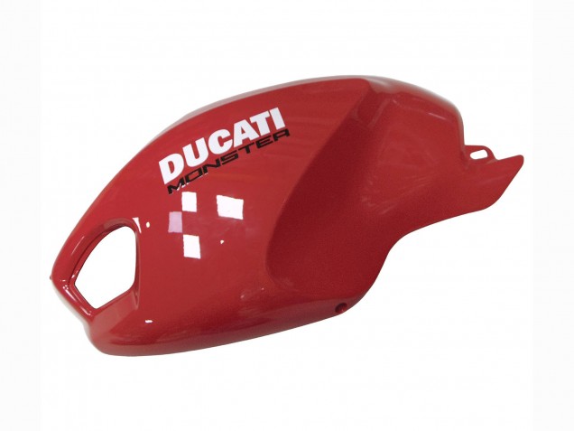 Ducati Monster 696 796 1100 1100S Motorrad Verkleidung 2008-2012 - Rot Weiss