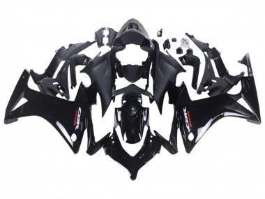 Honda CBR500R Motorrad Verkleidung 2013-2015 - Glanzendes Schwarz Matt Schwarz