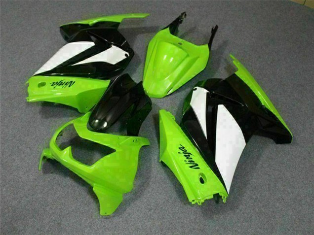Kawasaki EX250 Motorrad Verkleidung 2008-2012 - Grun Weiss Schwarz
