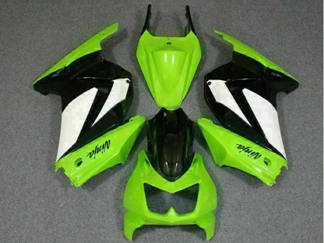 Kawasaki EX250 Motorrad Verkleidung 2008-2012 - Grun Weiss Schwarz