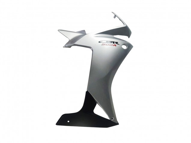 Honda CBR500R Motorrad Verkleidung 2013-2015 - Silber Glanzendes Schwarz