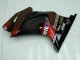Kawasaki EX250 Motorrad Verkleidung 2008-2012 - Glanzendes Schwarz Kastanienbraun Rot
